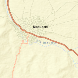 Macusani Street Map