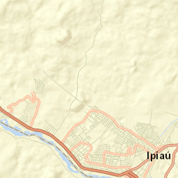 Ipiaú Street Map