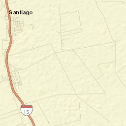 Santiago Street Map