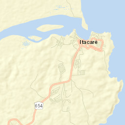 Itacaré Street Map