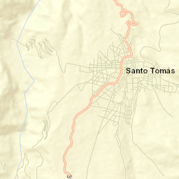 Santo Tomas Street Map