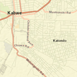 Kabwe Street Map