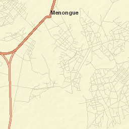Menongue Street Map