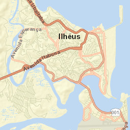 Ilhéus Street Map