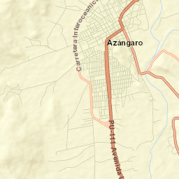 Azángaro Street Map