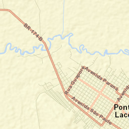 Pontes e Lacerda Street Map