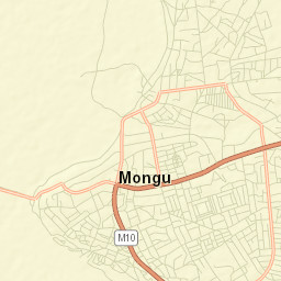 Mongu Street Map