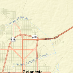 Goianésia Street Map