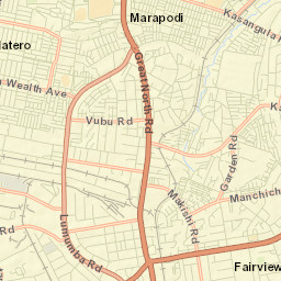 Lusaka Street Map