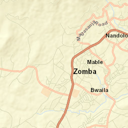 Zomba Street Map