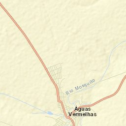 Águas Vermelhas Street Map