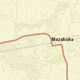 Mazabuka Street Map