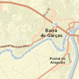Barra do Garças Street Map