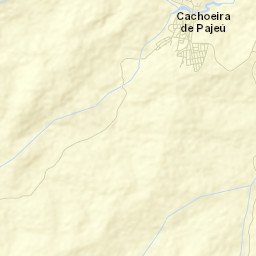 Cachoeira de Pajeú Street Map