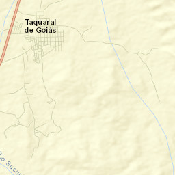 Taquaral de Goiás Street Map