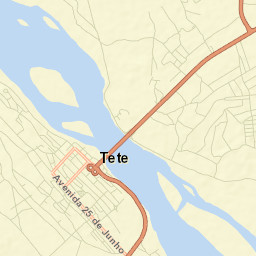Tete Street Map