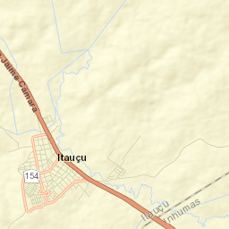 Itauçu Street Map