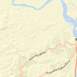 Santa Cruz Cabrália Street Map
