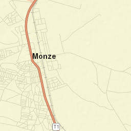 Monze Street Map