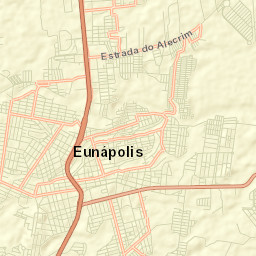 Eunápolis Street Map