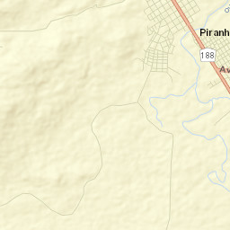Piranhas Street Map
