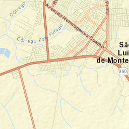 São Luís de Montes Belos Street Map