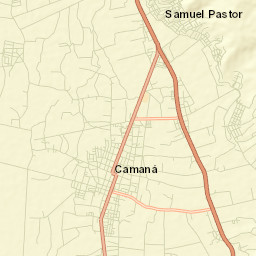 Camaná Street Map