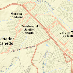 Senador Canedo Street Map