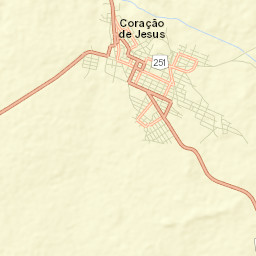 Coração de Jesus Street Map