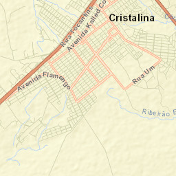 Cristalina Street Map