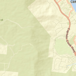 Clifton Beach Street Map