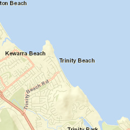 Trinity Beach Street Map