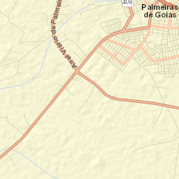 Palmeiras de Goiás Street Map