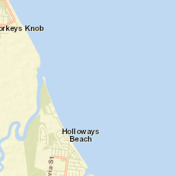 Holloways Beach Street Map