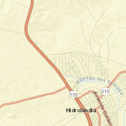 Hidrolândia Street Map