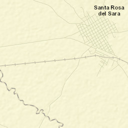 Santa Rosa del Sara Street Map