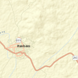 Itanhém Street Map