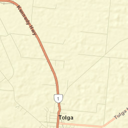 Tolga Street Map