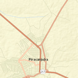 Piracanjuba Street Map
