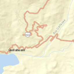 Quilahuani Street Map