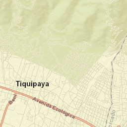 Tiquipaya Street Map