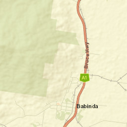 Babinda Street Map