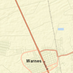 Warnes Street Map