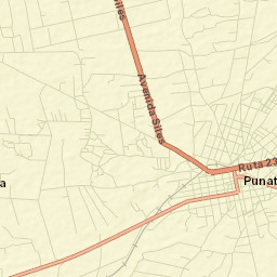 Punata Street Map
