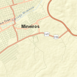 Mineiros Street Map