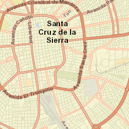 Santa Cruz de la Sierra Street Map