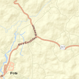Poté Street Map