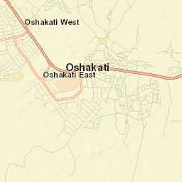 Oshakati Street Map