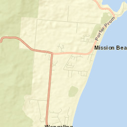 Mission Beach Street Map
