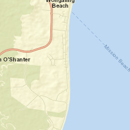 Wongaling Beach Street Map